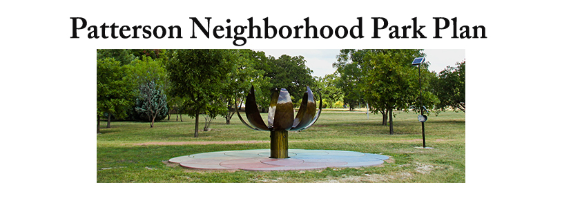 Patterson Neighborhood Park Plan