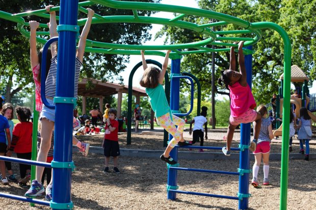 Friends of Patterson Park wants to invite our community to join us for a celebration of our new playground equipment and park furnishings on September 7. We will have refreshments, face painting, and kite flying, and an opening ceremony with District 9 Council Member Kathie Tovo and representatives from the Austin Parks and Recreation Department, City of Austin Public Works, Austin Parks Foundation.